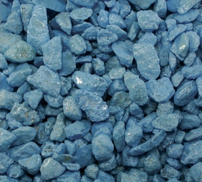 АкваГрунт Грунт цветной синий 3-5мм, 1кг