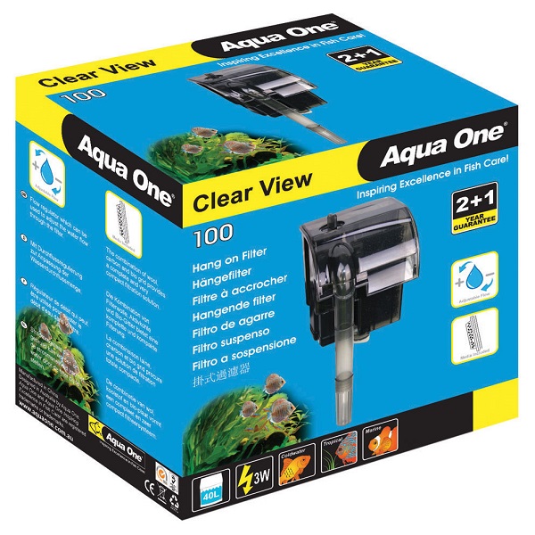 Aqua One Рюкзачный фильтр ClearView 100 A1-11526