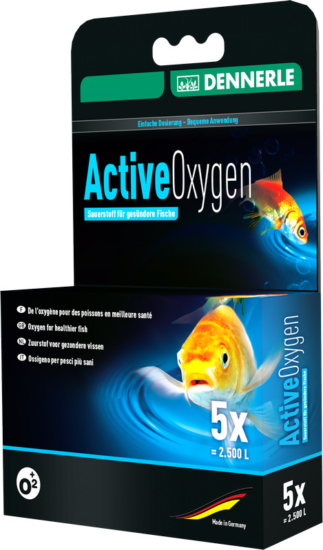 Dennerle Таблетки Active Oxygen, содержащие активный кислород, 5 шт, на 2500 литров