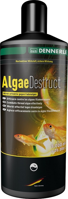Dennerle Средство Algae Destruct для борьбы с  водорослями в садовом пруду, 1л, на 20000 литров