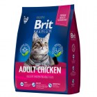 Brit Premium Cat Adult Chicken Cухой корм премиум класса с курицей для взрослых кошек