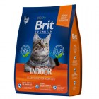 Brit Premium Cat Indoor Сухой корм премиум класса с курицей для кошек домашнего содержания