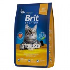 Brit Брит Premium Cat Duck&Chicken Сухой корм премиум класса с уткой и курицей для взрослых стерилизованных кошек
