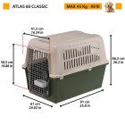 Ferplast Переноска ATLAS CLASSIC 60 для крупных собак в комплекте с аксессуарами