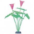 GLOFISH Растение пластиковое с GLO-эффектом флуоресцентное зеленое, 40см