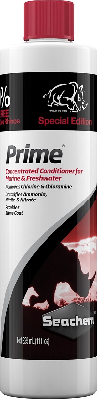Seachem Prime LIMITED EDITION Средство для удаления хлора, хлоромина, аммония, нитритов, нитратов и тяжелых металлов, 325мл