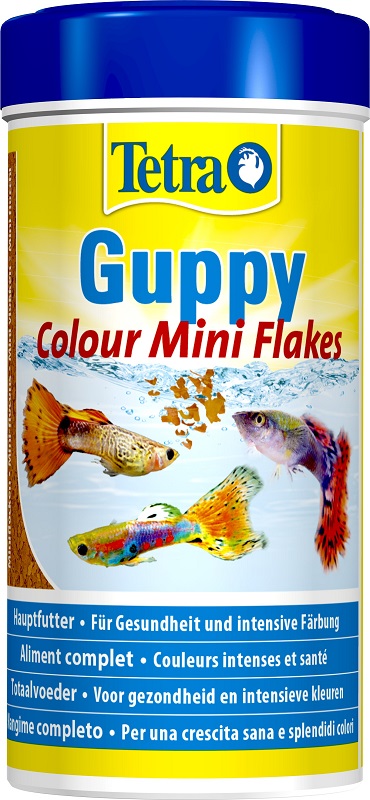 Tetra Guppy Colour Mini Flakes 250мл хлопья для гуппи