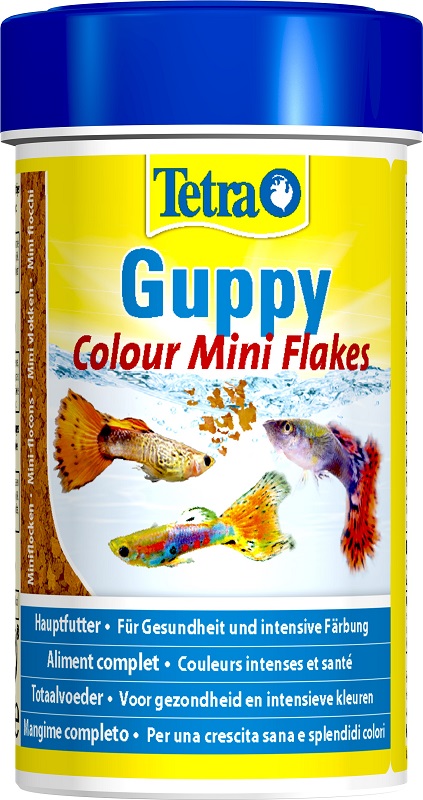 Tetra Guppy Colour Mini Flakes 100мл хлопья для гуппи