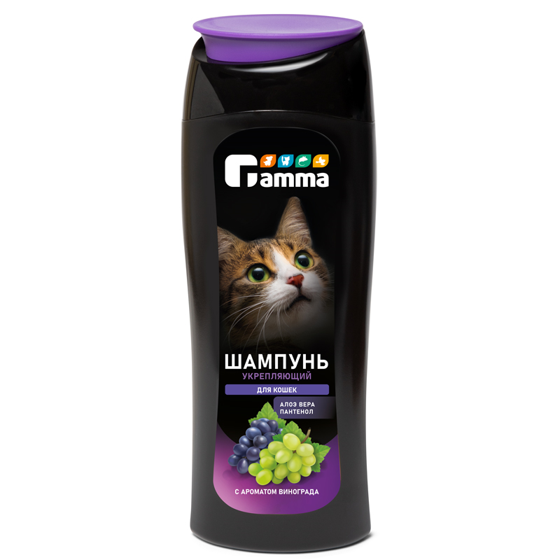 Gamma Шампунь укрепляющий для кошек, 400мл