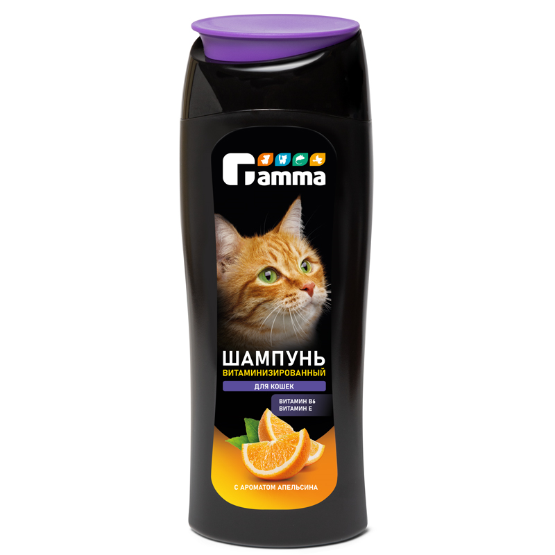 Gamma Шампунь витаминизированный для кошек, 400мл