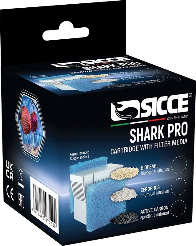 SICCE Фильтровальный картридж с губкой Zerophos для фильтра Shark PRO (против фосфатов)