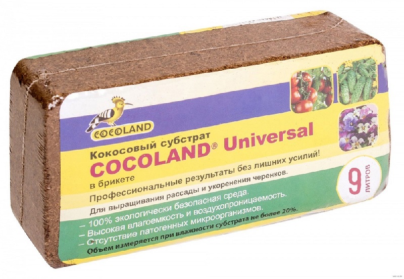 Cocoland Universal Субстрат кокосовый в брикетах (9л)