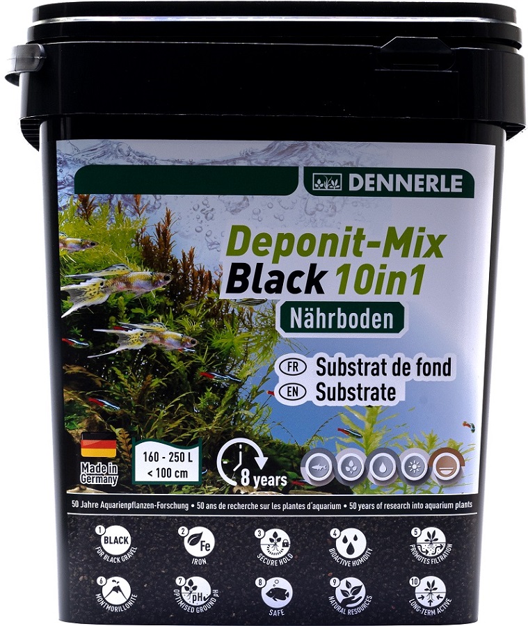 Dennerle Субстрат питательный Deponitmix Professional Black 10in1, 9,6 кг