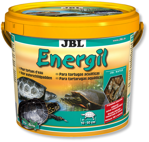 JBL Energil - Корм из целиком высушенных рыб и рачков для крупных водных черепах, 2,5 л (500 г)