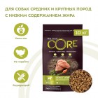 Wellness Core Корм со сниженным содержанием жира из индейки для взрослых собак средних и крупных пород, 10 кг