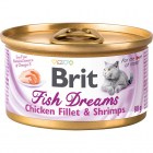 Brit Fish Dreams Chicken fillet & Shrimps, 80г
