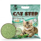 CAT STEP Наполнитель комкующийся растительный Tofu Green Tea, 12 л