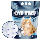 CAT STEP Наполнитель впитывающий силикагелевый Arctic Blue, 3 л