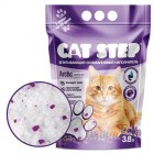 CAT STEP  Наполнитель впитывающий силикагелевый Arctic Lavender, 3,8 л