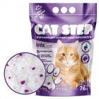 CAT STEP  Наполнитель впитывающий силикагелевый Arctic Lavender, 7,6 л