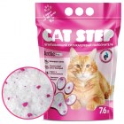 CAT STEP Наполнитель впитывающий силикагелевый Arctic Pink, 7,6 л
