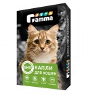Gamma БИОКАПЛИ для кошек от внешних паразитов, 1 пипетка по 1мл