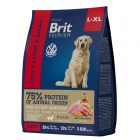 Brit Premium Dog Adult Large and Giant Сухой корм с курицей для взрослых собак крупных и гигантских пород