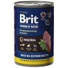 Brit Premium by Nature Консервы с индейкой для щенков всех пород, 410г