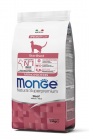 Monge Cat Monoprotein Sterilised Beef Корм для стерилизованных кошек с говядиной, 1,5 кг