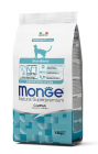 Monge Cat Monoprotein Sterilised Merluzzo Корм для стерилизованных кошек с треской, 1,5 кг