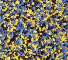 АкваГрунт Микс цветной №11 смесь (синий+желтый+черный) 3-5мм, 1кг