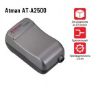 Atman Компрессор AT-A2500 для аквариумов до 120 литров, 120 л/ч, нерегулируемый