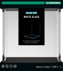 Dennerle Nano Cube White Glass
