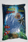 Эко Грунт Цветная мраморная крошка 5-10 мм СИНЯЯ (блестящая) 1 кг