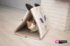 FERPLAST Домик-тоннель PYRAMID для кошек