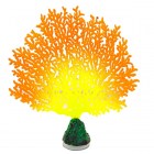 Gloxy Флуоресцентная декорация Коралл веерный оранжевый GL-268308