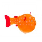 Gloxy Флуоресцентная декорация Рыба шар на леске оранжевая GL-268360