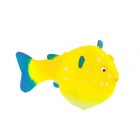 Gloxy Флуоресцентная декорация Рыба шар на леске желтая GL-268353