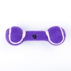 Mr.Kranch Игрушка для собак Гантель большая 20 см фиолетовая