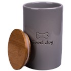Mr.Kranch Бокс керамический для хранения корма для собак GOOD DOG, 850мл, серый