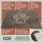 Dog Gone Smart Коврик для животных супервпитывающий  Doormat S, 41х58см, дымчато-серый