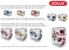 Zolux Клетка для грызунов RODY 3 SOLO, 410х270х280мм,  цвет рубиново-красный