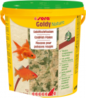 Sera Goldy Nature Корм для золотых рыб в хлопьях, 21л, 4 кг (ведро)